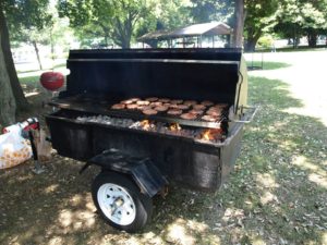 横田基地でBBQ2017グリル