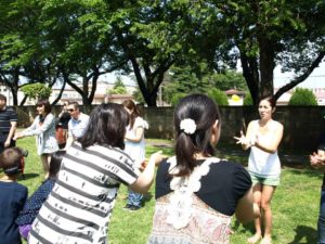 横田基地BBQParty2012 水風船投げ