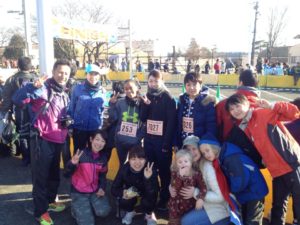 横田基地マラソン集合写真