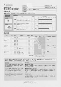 英語応対能力検定結果6