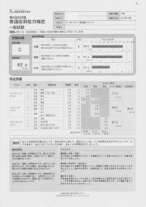 英語応対能力検定結果5