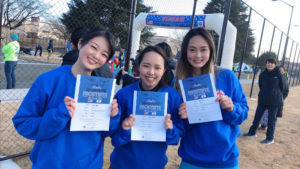 横田基地マラソン完走証